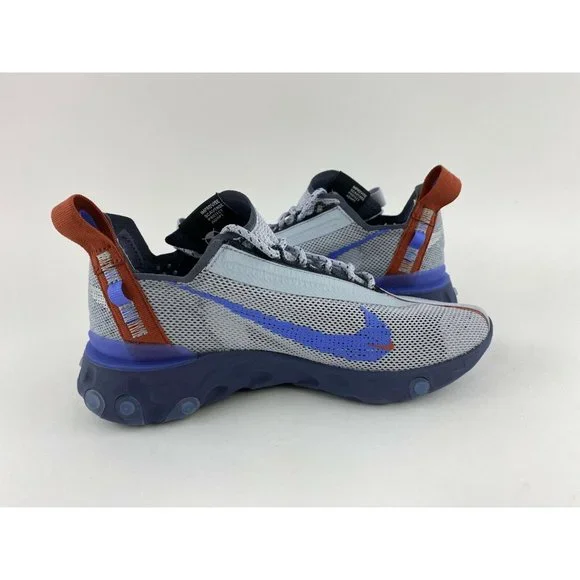Nike React ISPA Wolf Grey Women's Size 6 Sneakers Shoes Gray Purple - Picture 10 of 12